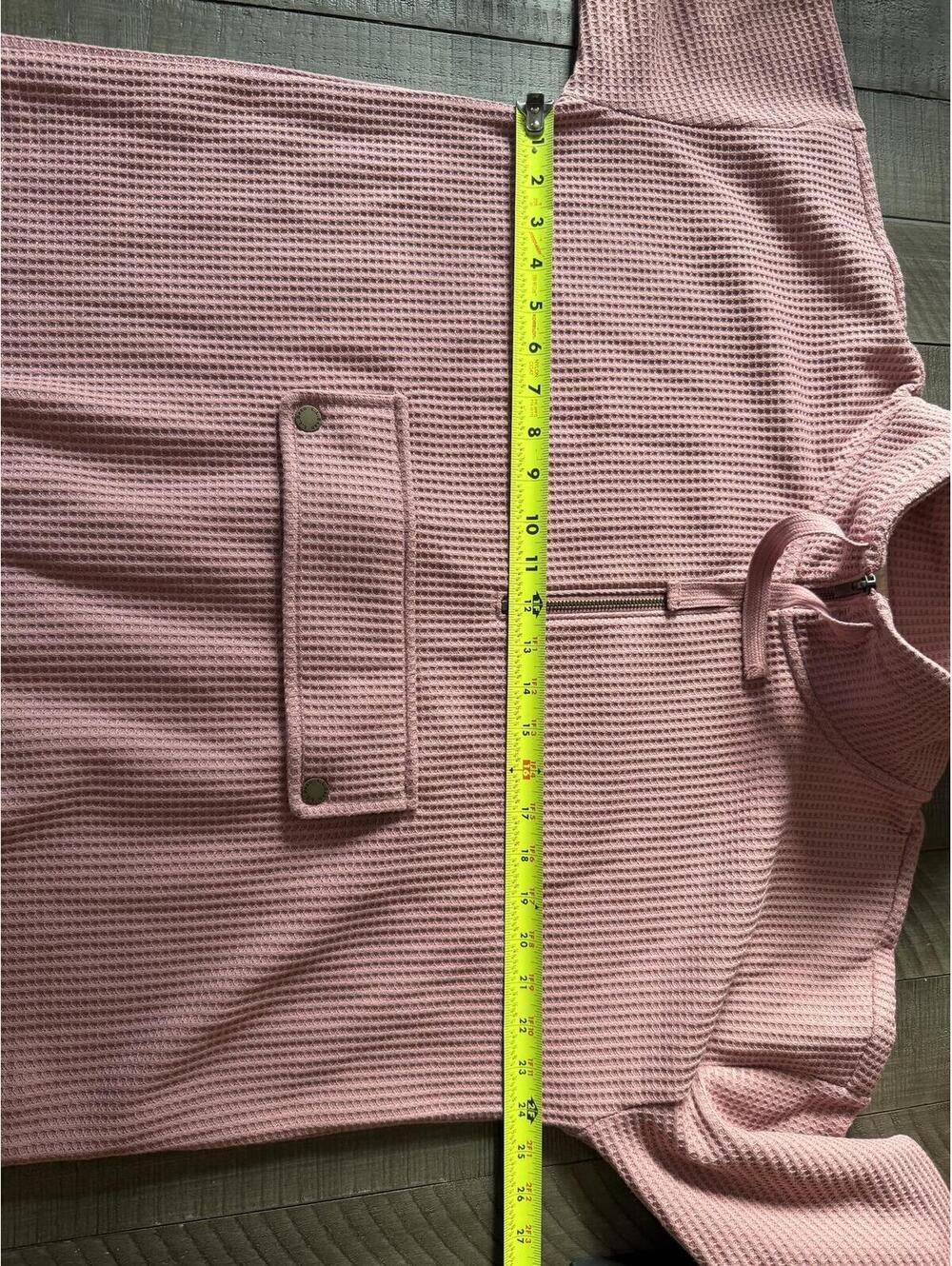L.L. Bean Birchwood Brushed Waffle Anorak in Washed Orchid - Picture 6 of 8